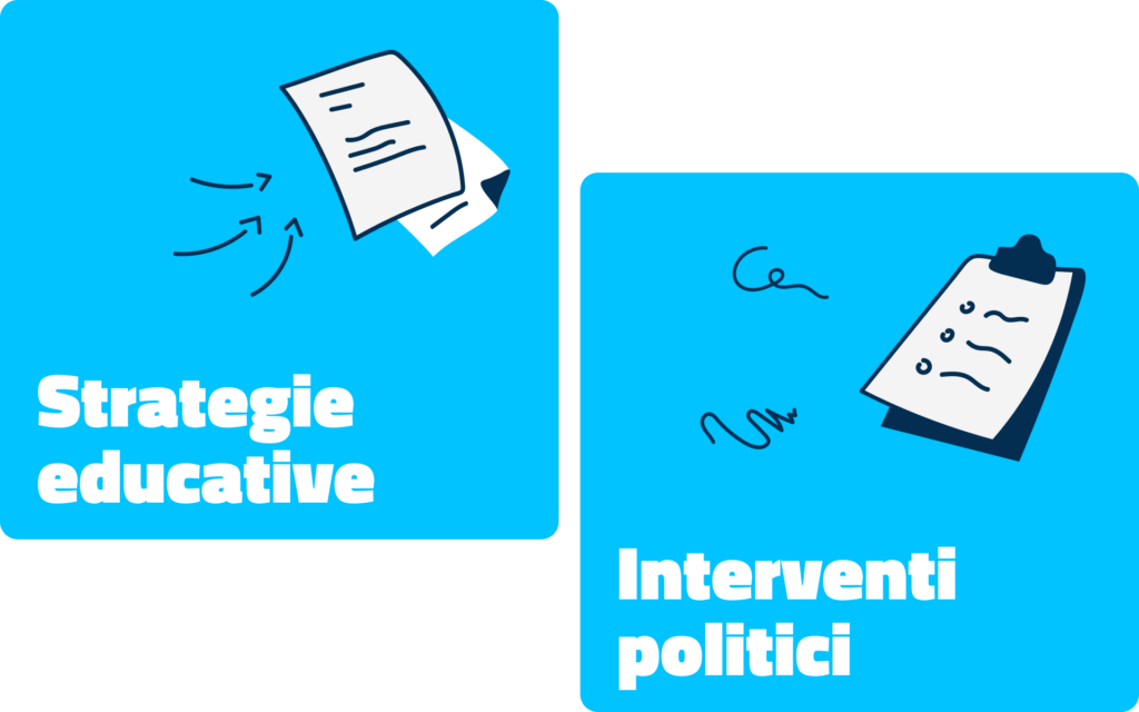 Illustrazione delle strategie educative e gli interventi politici